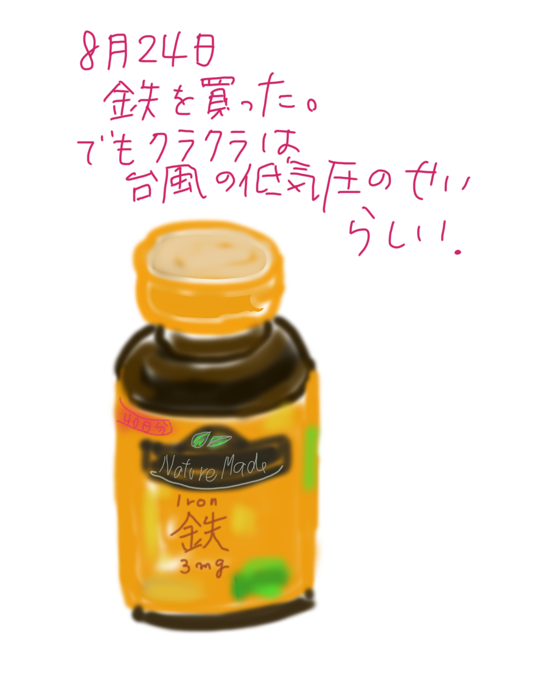 ひと言絵日記を描こう！のトピ