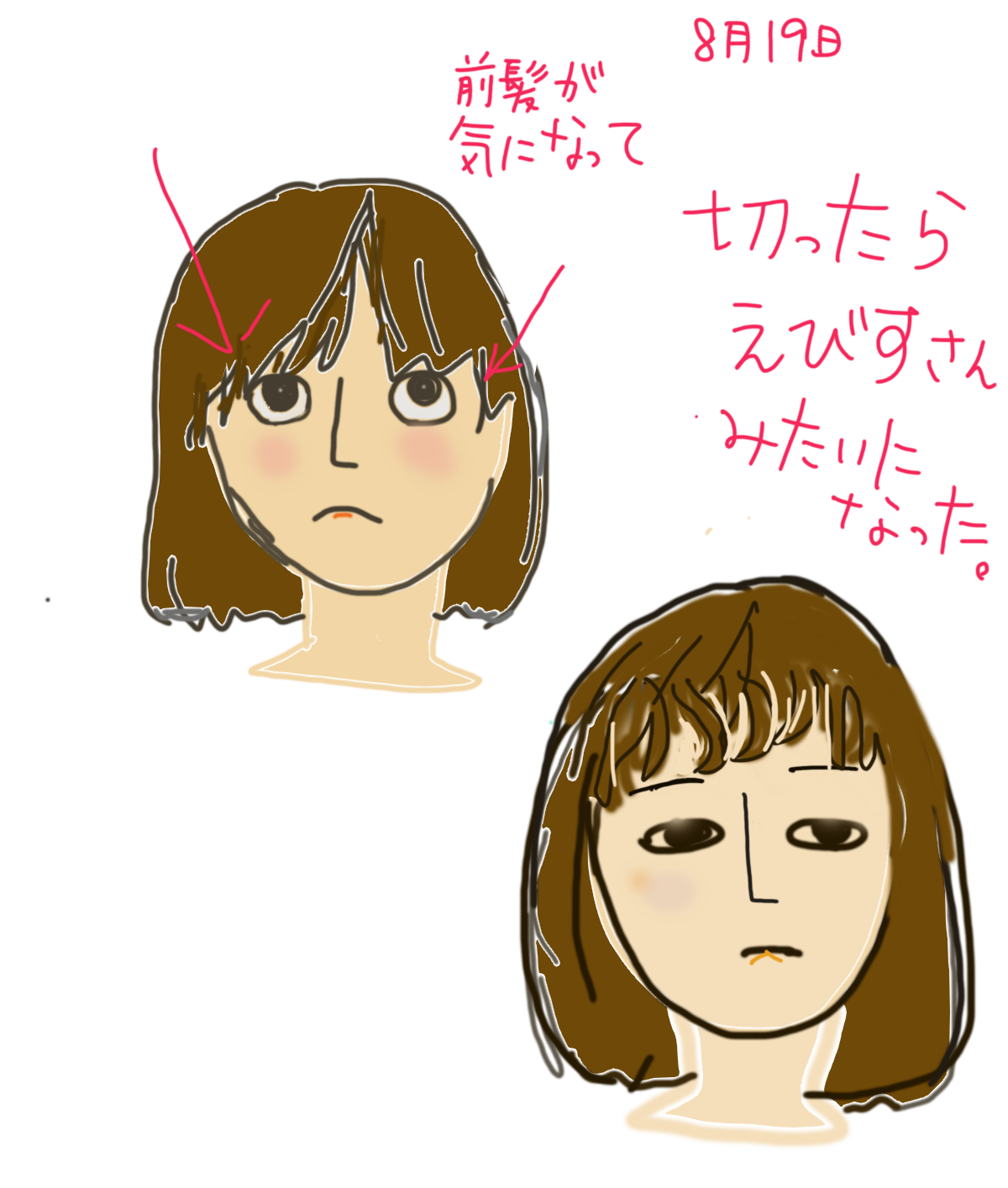 ひと言絵日記を描こう！のトピ