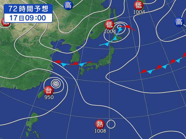 台風16号、発達しながら日本に近づく可能性　敬老の日の3連休に影響