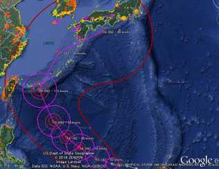 台風16号、発達しながら日本に近づく可能性　敬老の日の3連休に影響