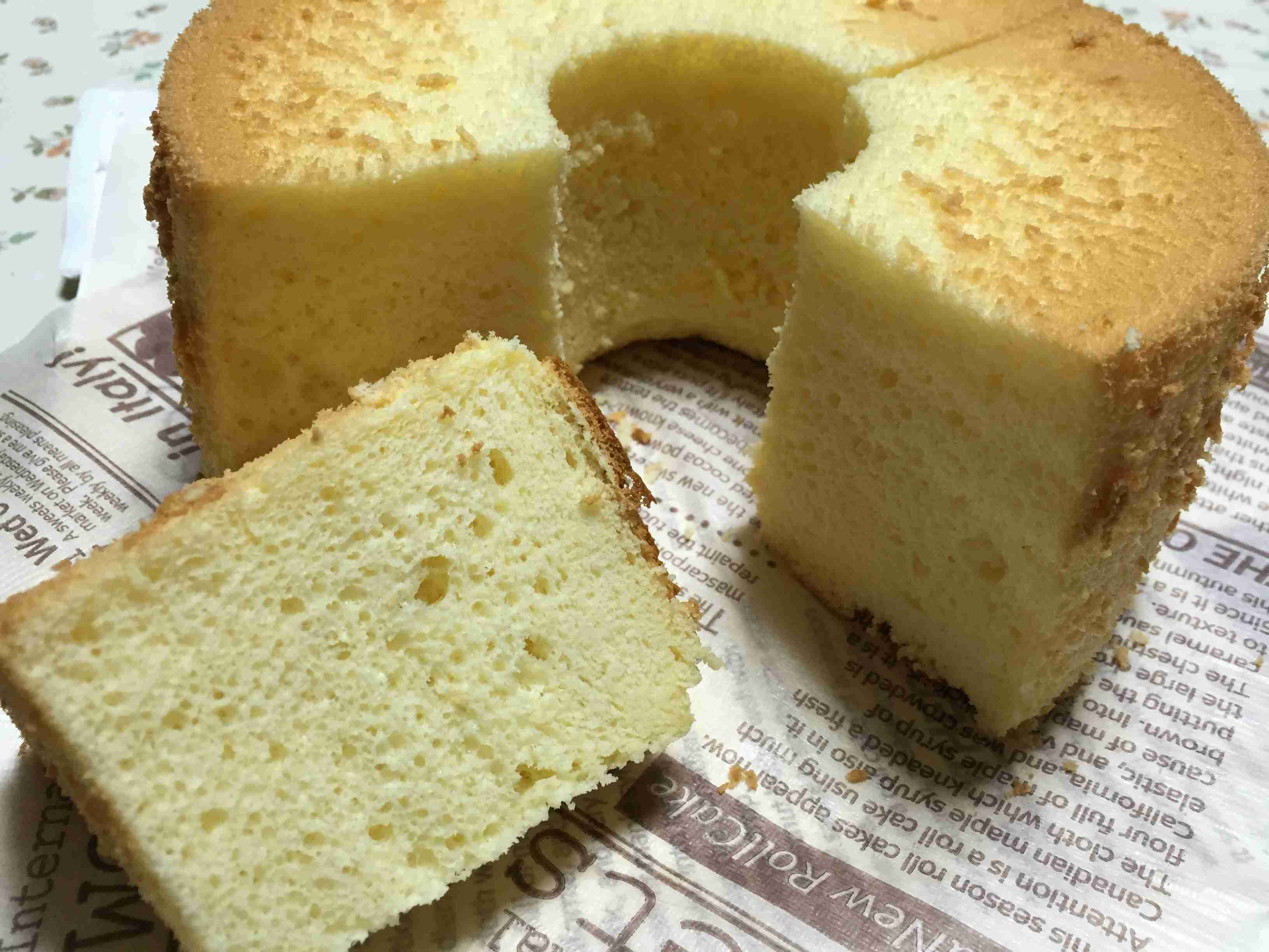 シフォンケーキを語ろう