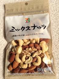 ナッツ類が好きな人