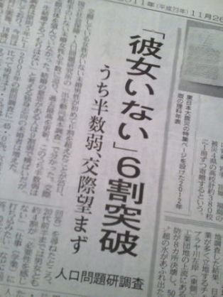 彼女ができたことない男性について