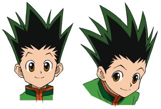 すごい髪型の二次元キャラ