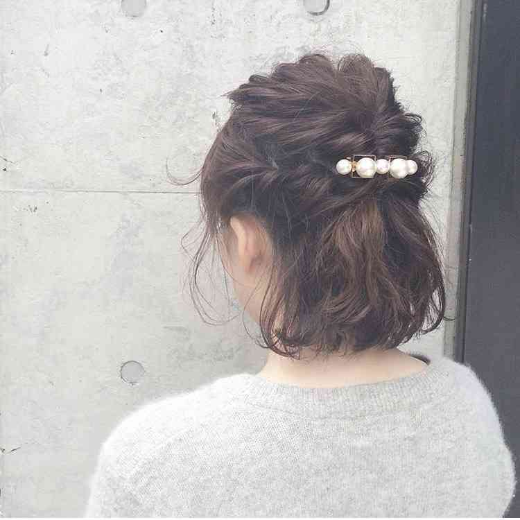 結婚式の髪型(ショート〜ボブ)