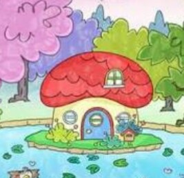 何のキャラクターの家か分かったら+を押すトピ
