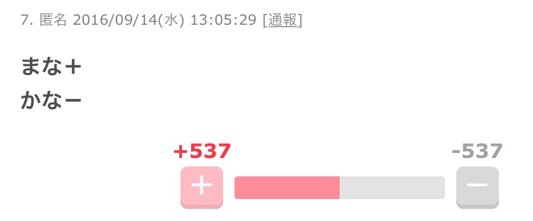 嫌いなのはどっち？