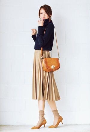 たぬき顔が似合うファッション