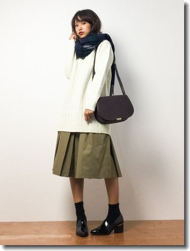 たぬき顔が似合うファッション