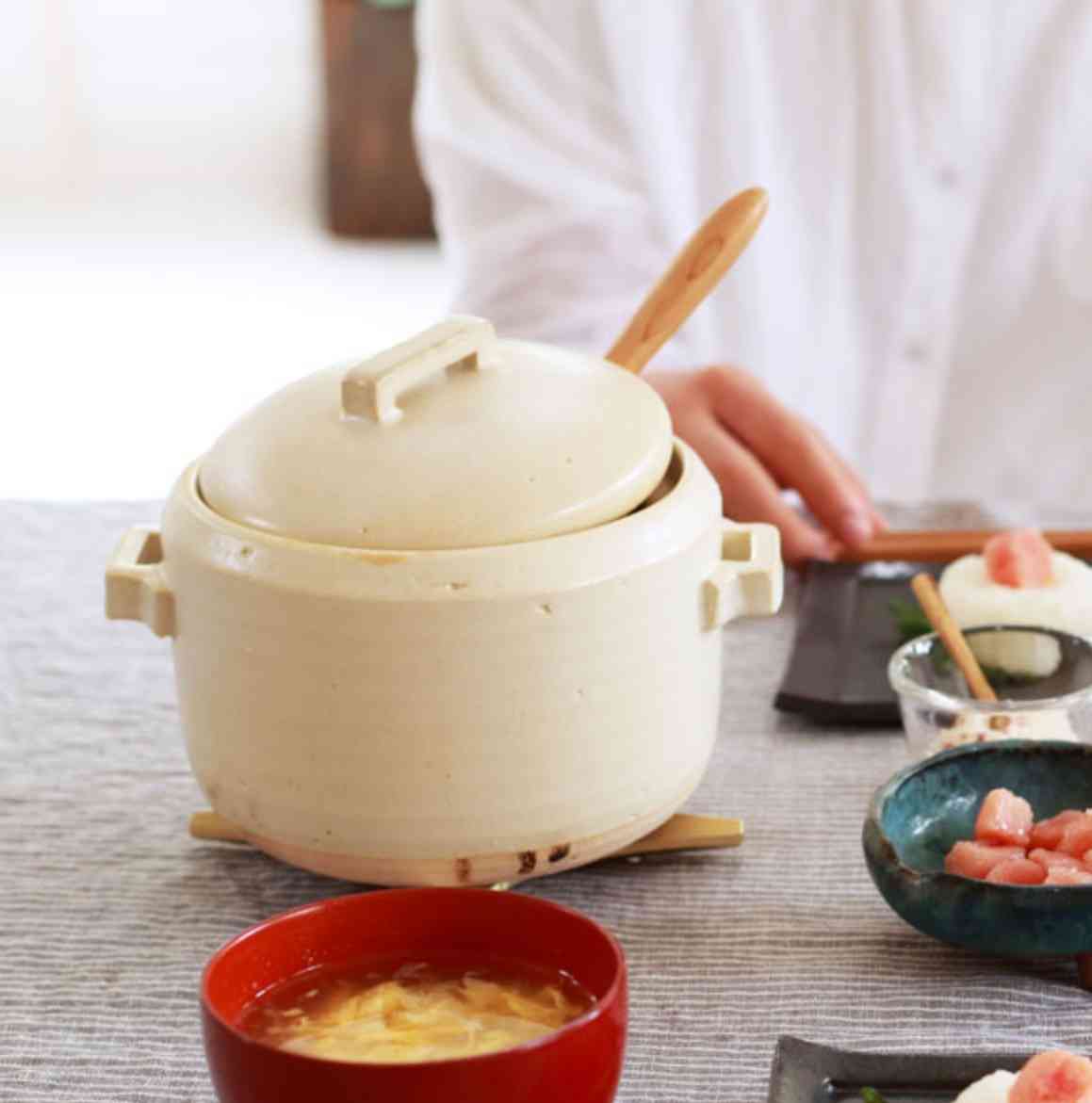 炊飯器以外でご飯を炊いている人〜