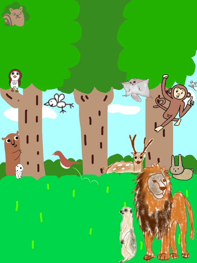 生き物を描こう！