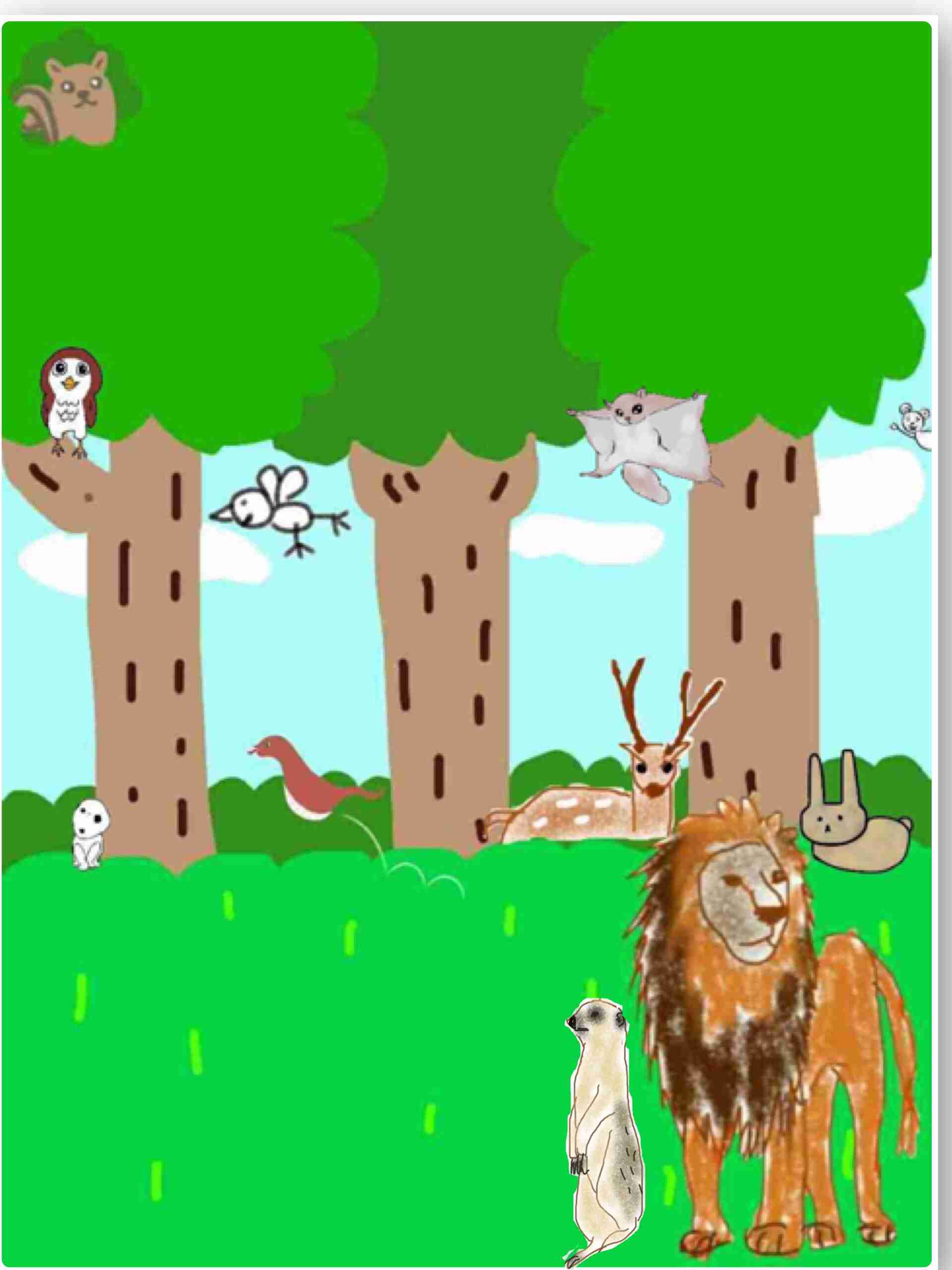 生き物を描こう！