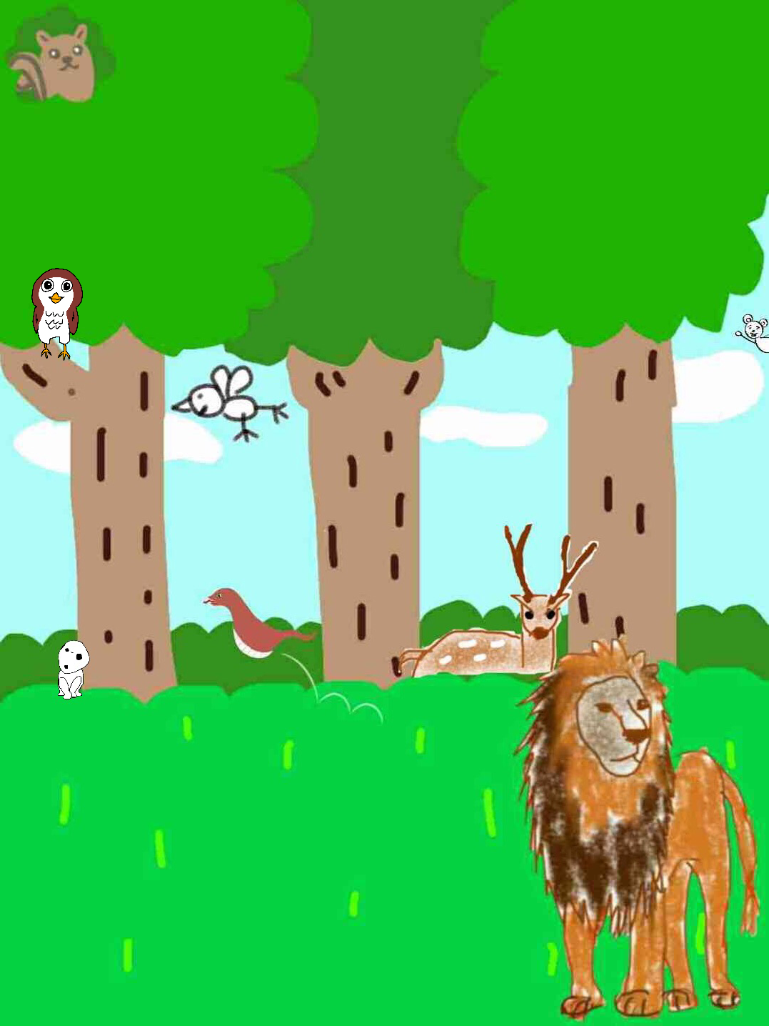 生き物を描こう！