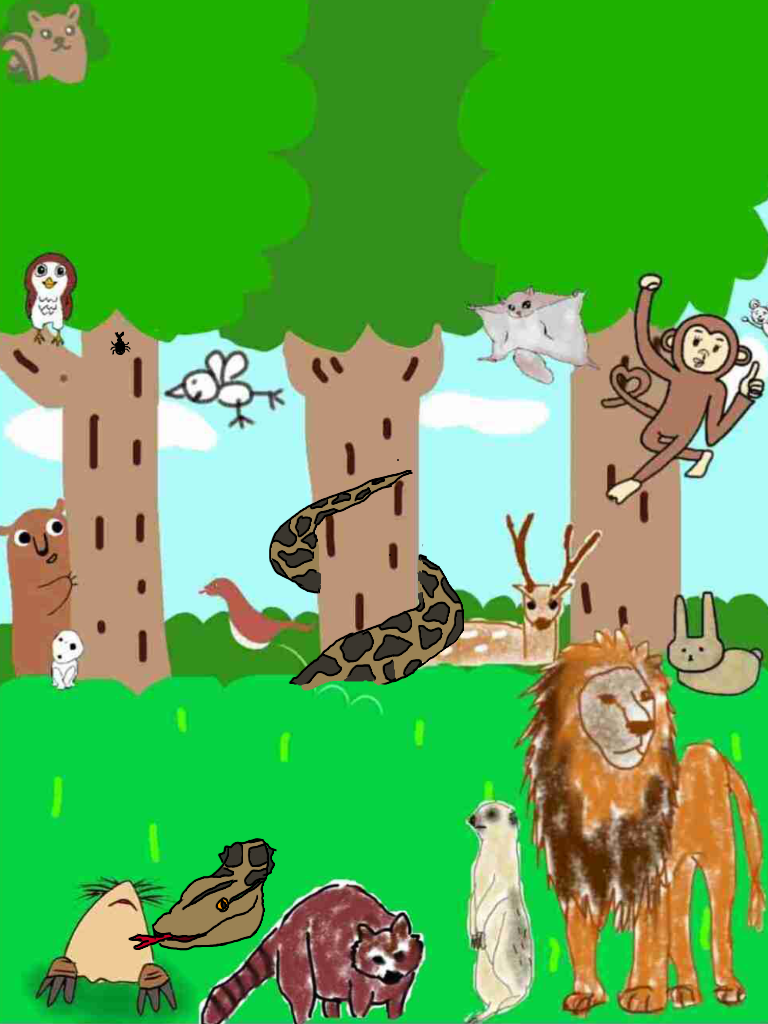 生き物を描こう！