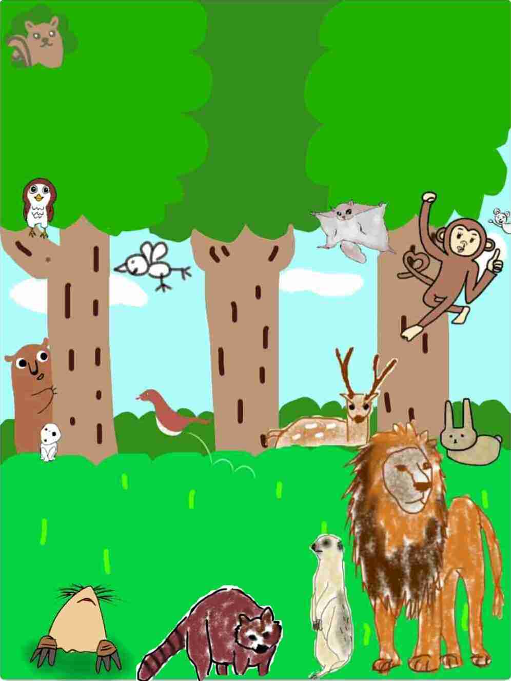 生き物を描こう！