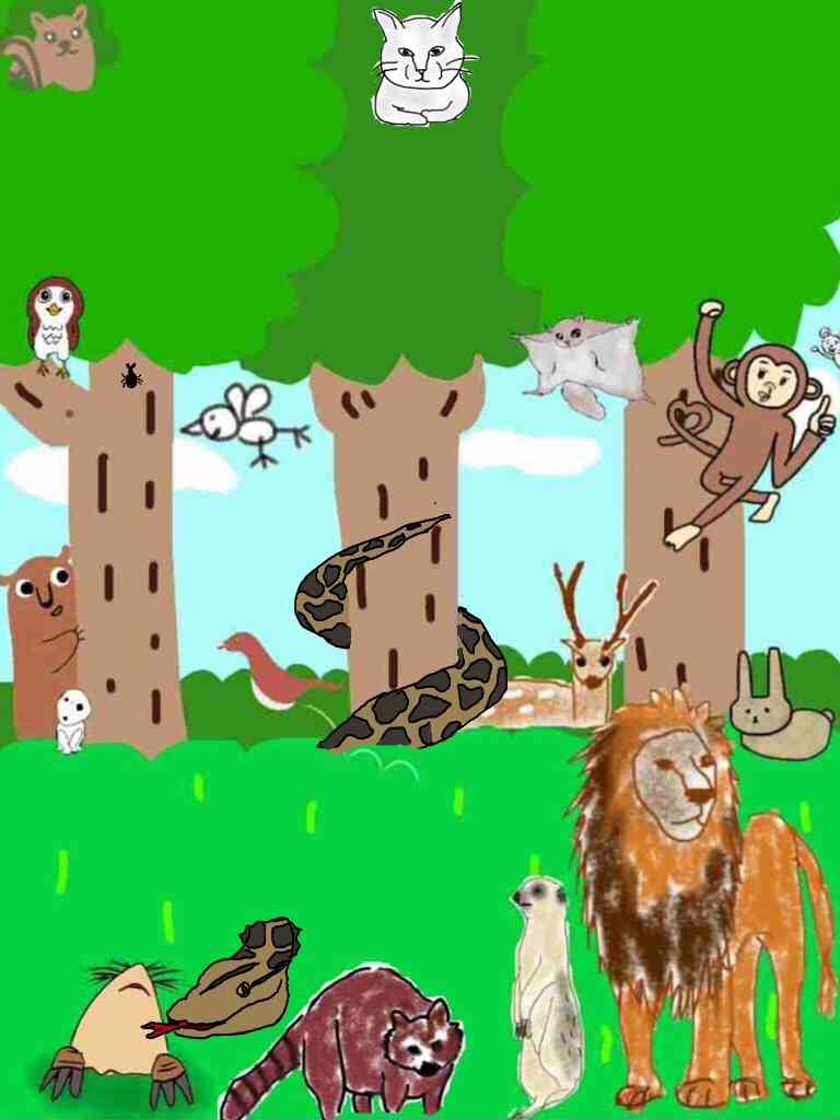生き物を描こう！