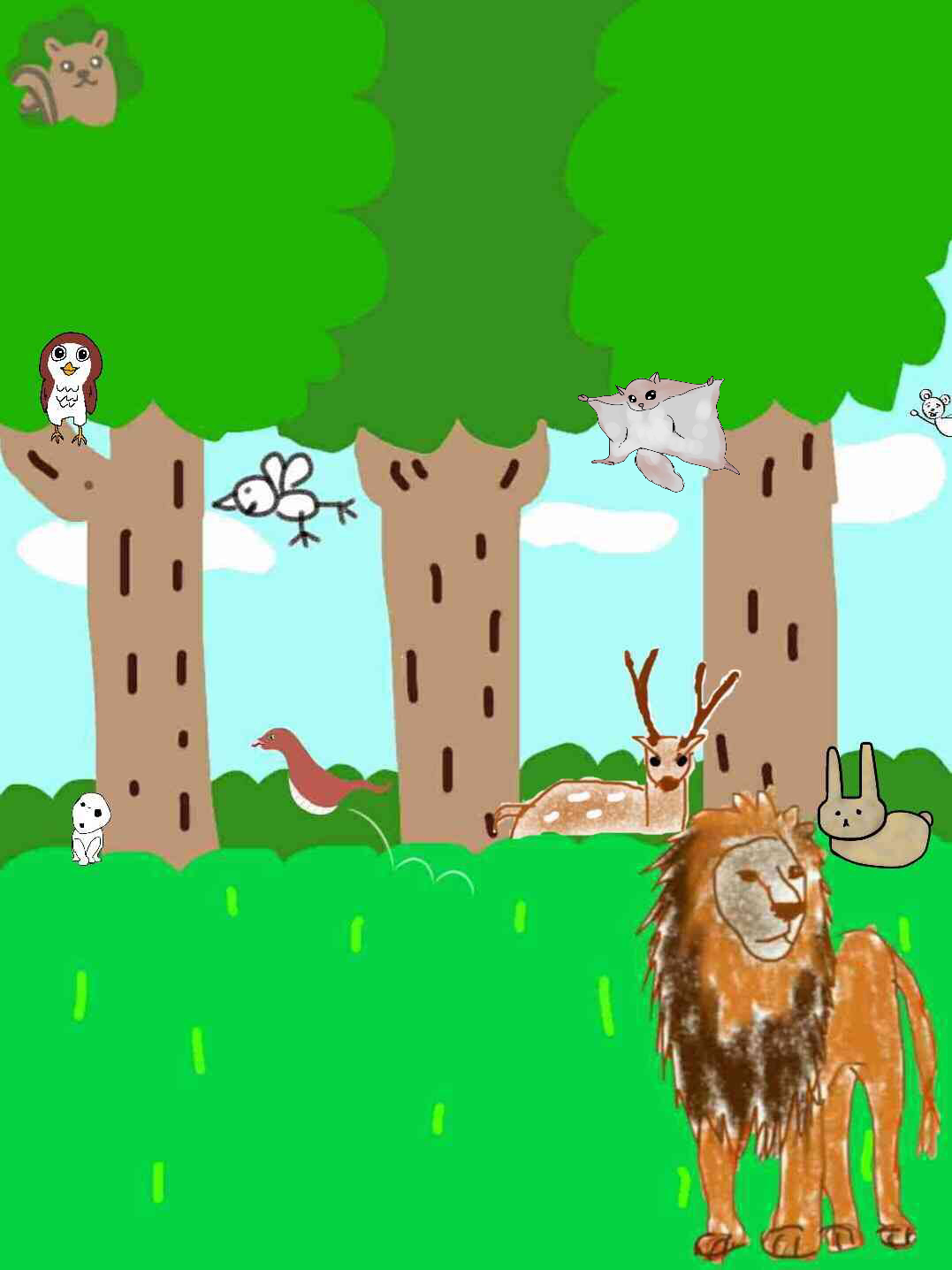 生き物を描こう！