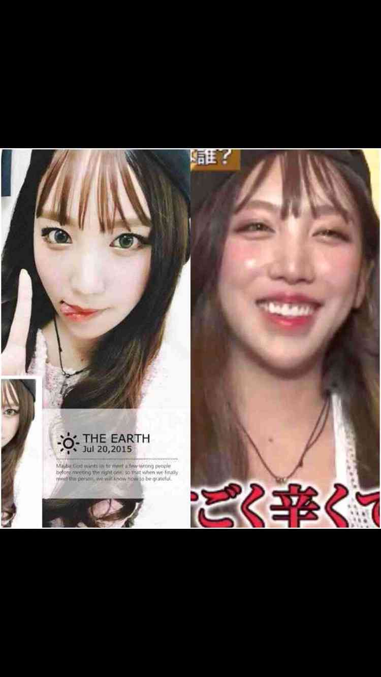 修正しすぎて誰か分からない画像