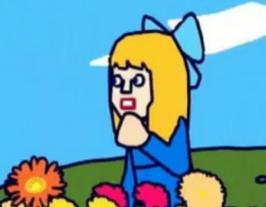 リボンをつけた画像を貼るトピ