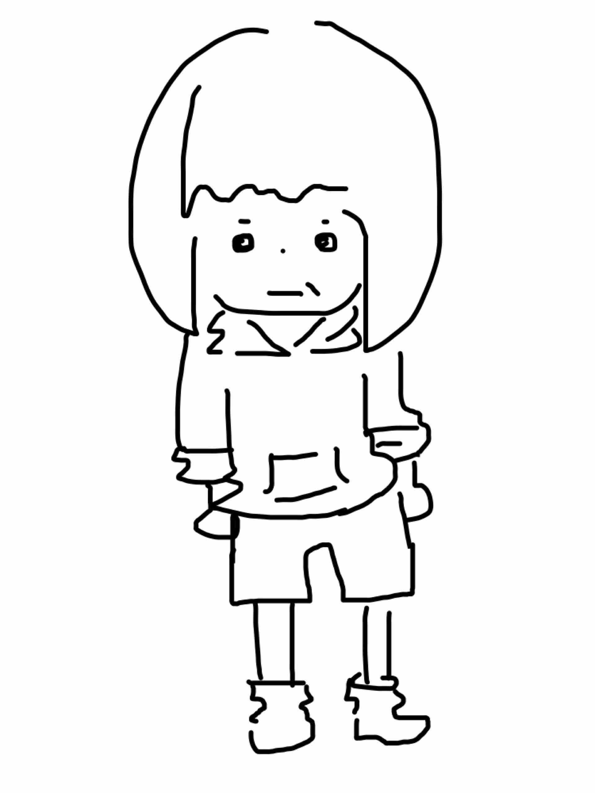 【お絵かき】いまの格好を描いてみるトピ!