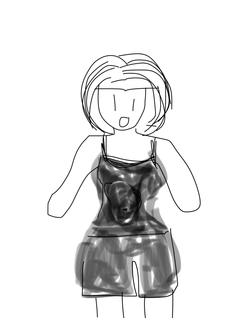 【お絵かき】いまの格好を描いてみるトピ!