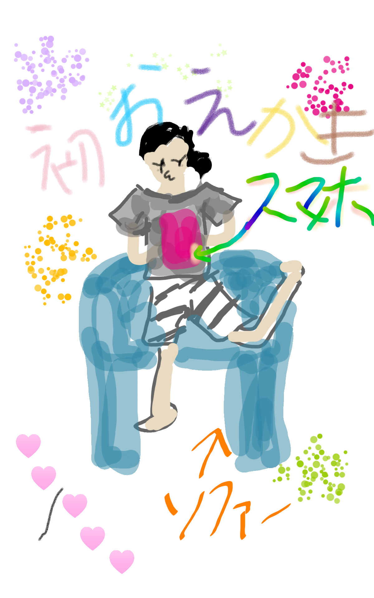 【お絵かき】いまの格好を描いてみるトピ!