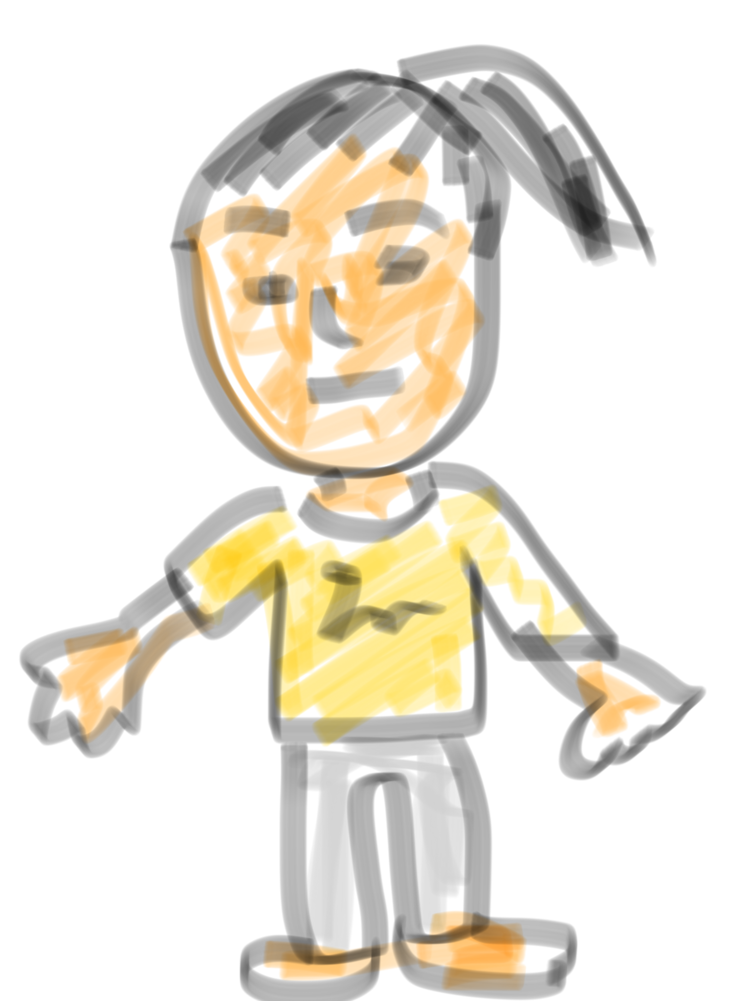 【お絵かき】いまの格好を描いてみるトピ!