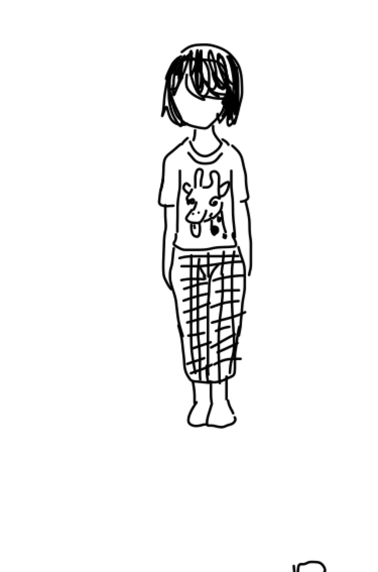 【お絵かき】いまの格好を描いてみるトピ!