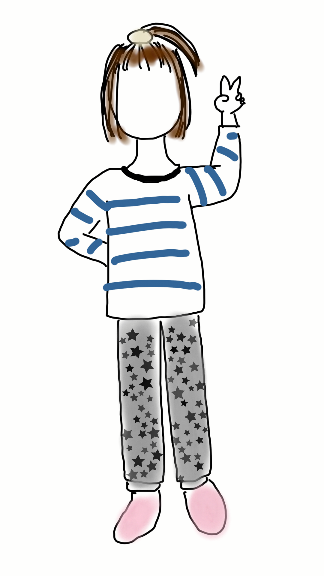 【お絵かき】いまの格好を描いてみるトピ!