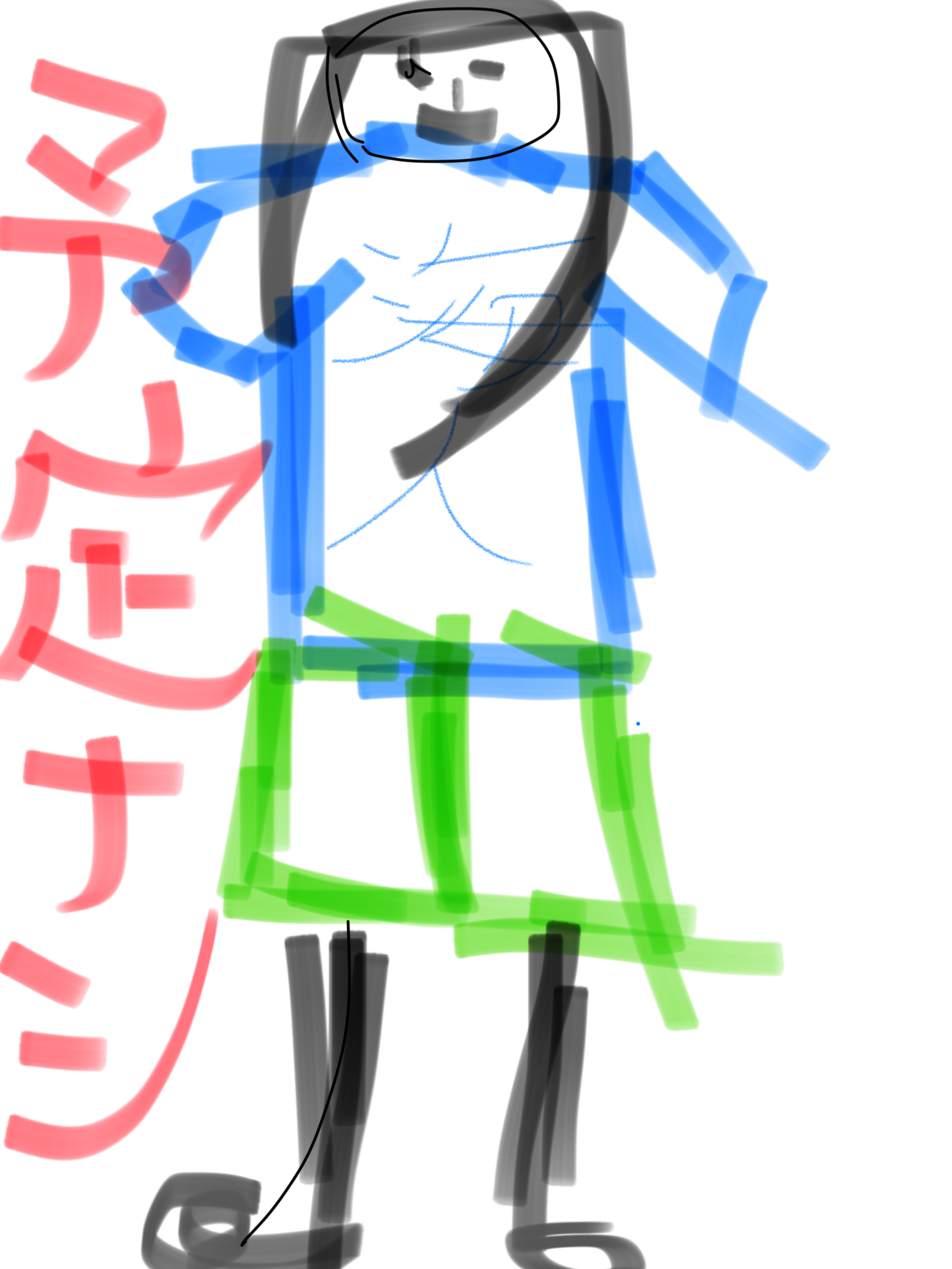 【お絵かき】いまの格好を描いてみるトピ!