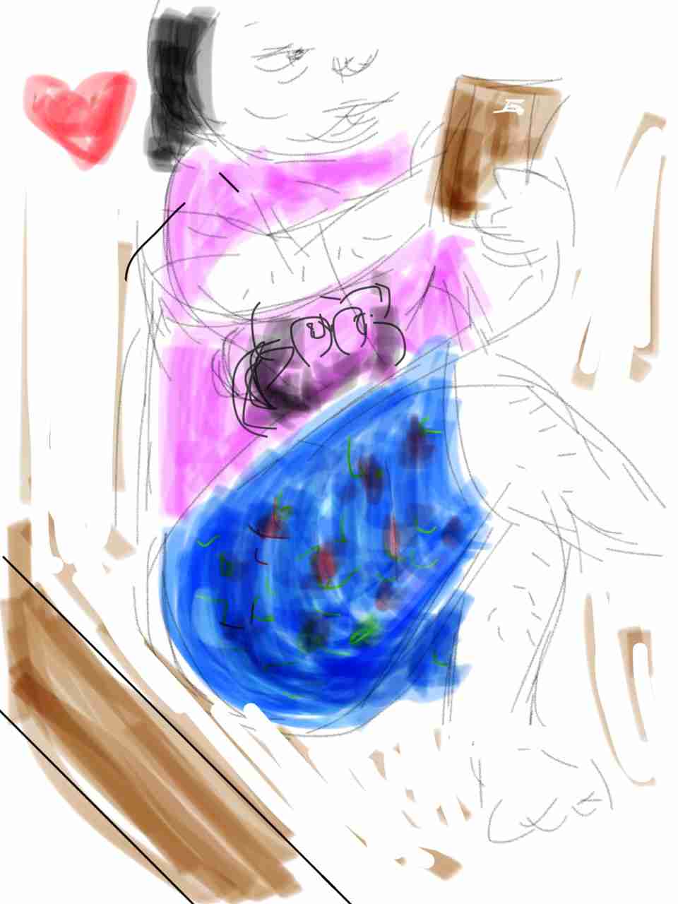 【お絵かき】いまの格好を描いてみるトピ!