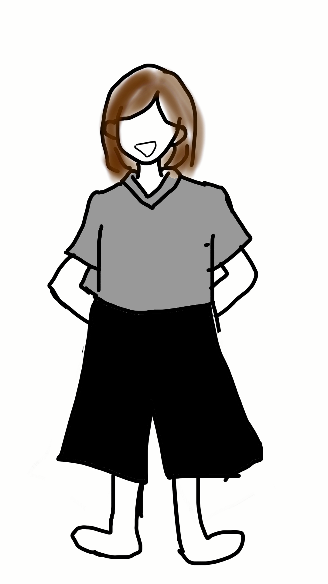【お絵かき】いまの格好を描いてみるトピ!