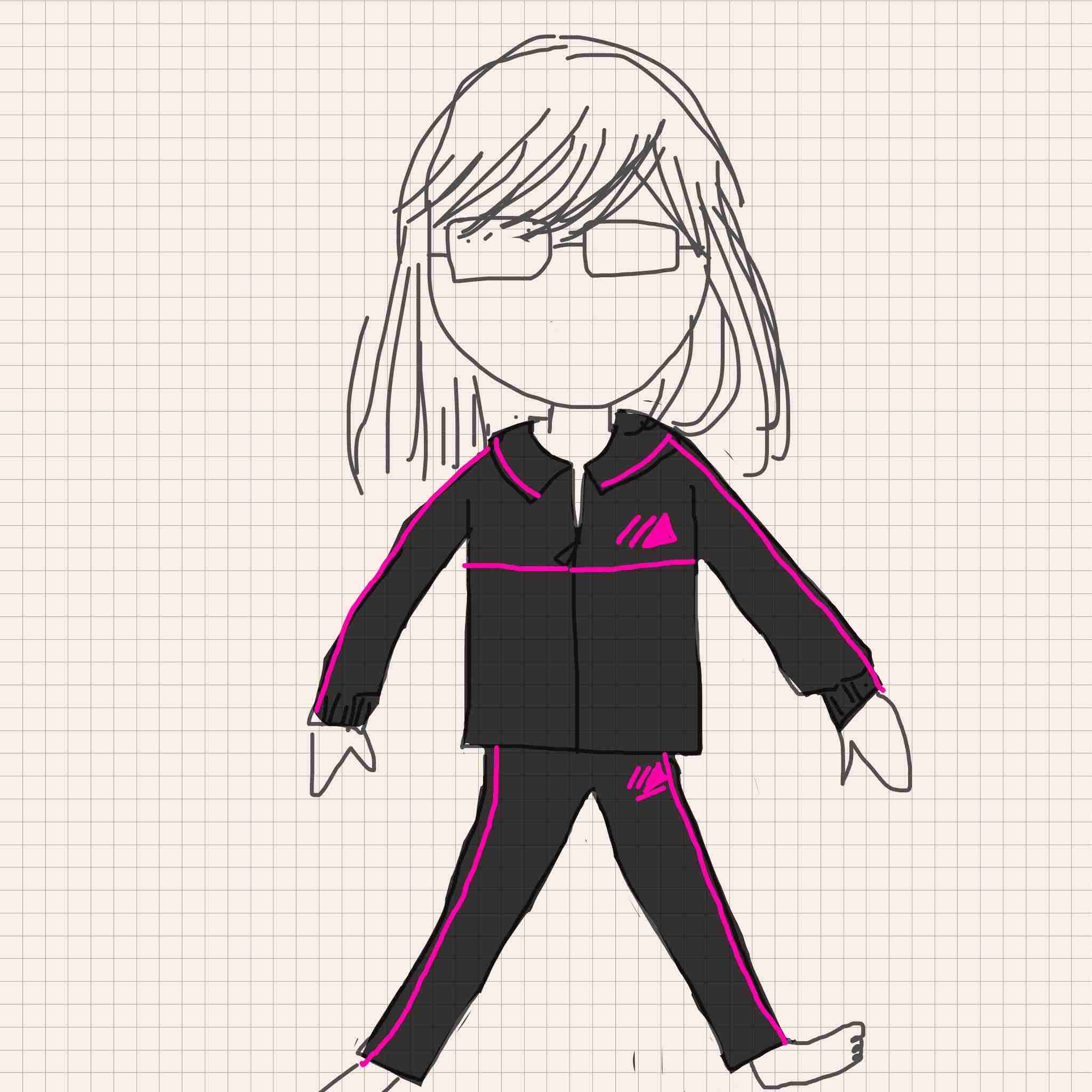 【お絵かき】いまの格好を描いてみるトピ!
