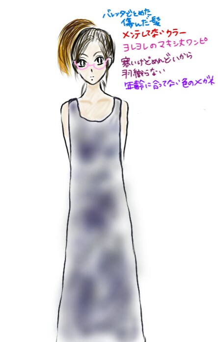 【お絵かき】いまの格好を描いてみるトピ!