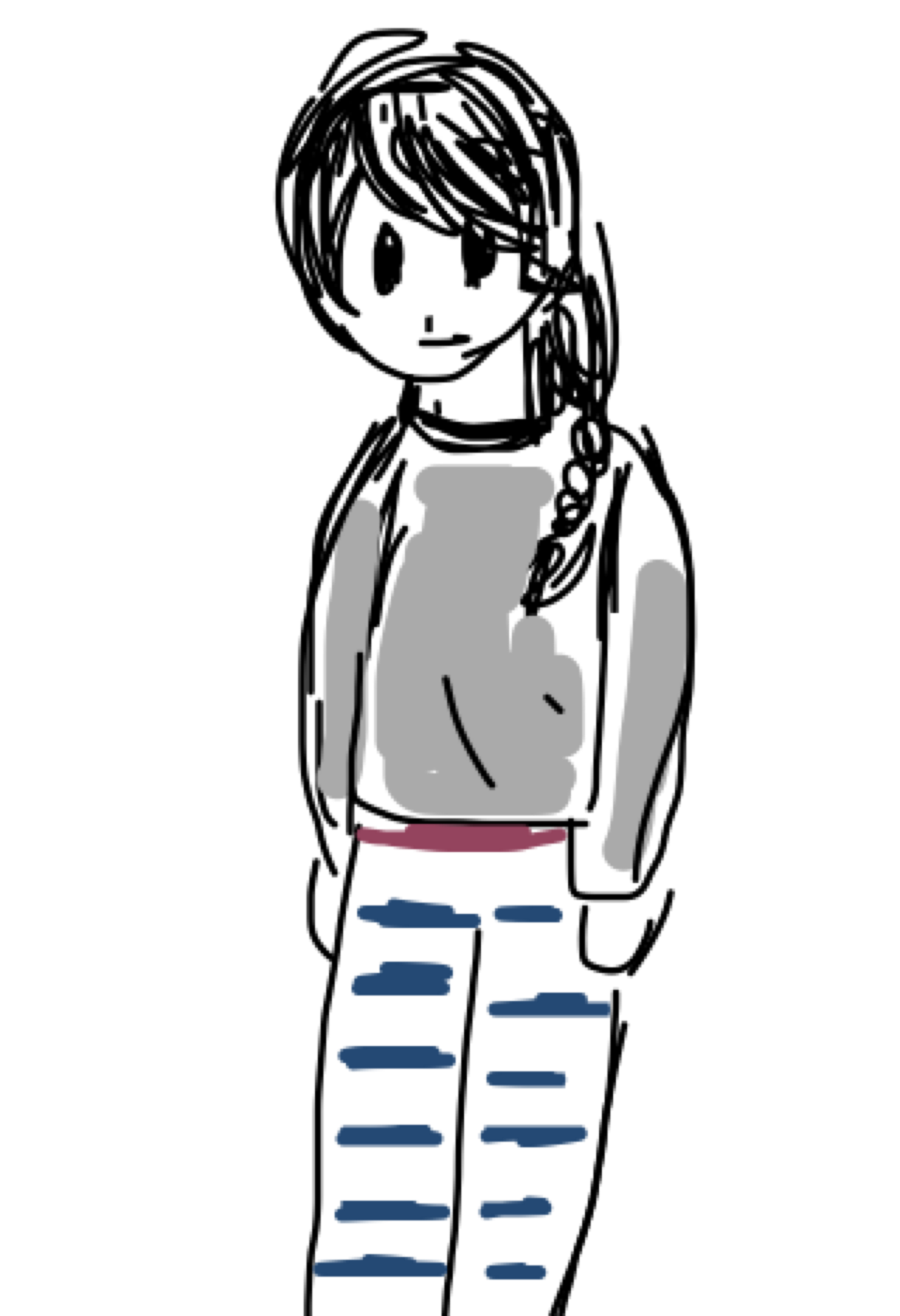【お絵かき】いまの格好を描いてみるトピ!