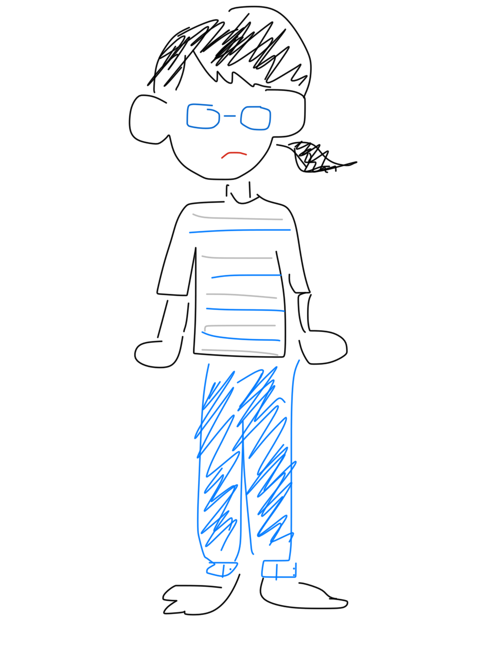 【お絵かき】いまの格好を描いてみるトピ!
