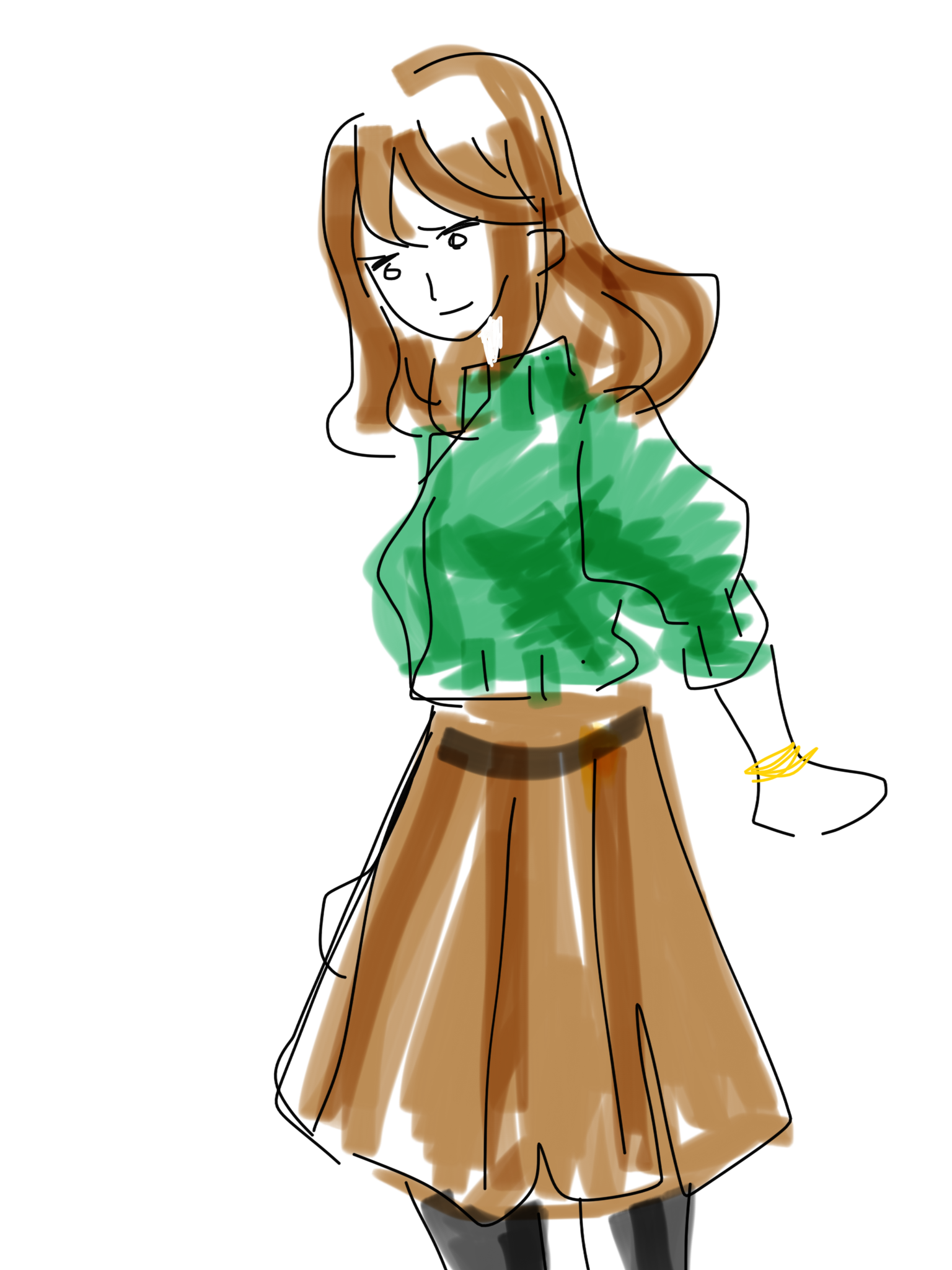 【お絵かき】いまの格好を描いてみるトピ!