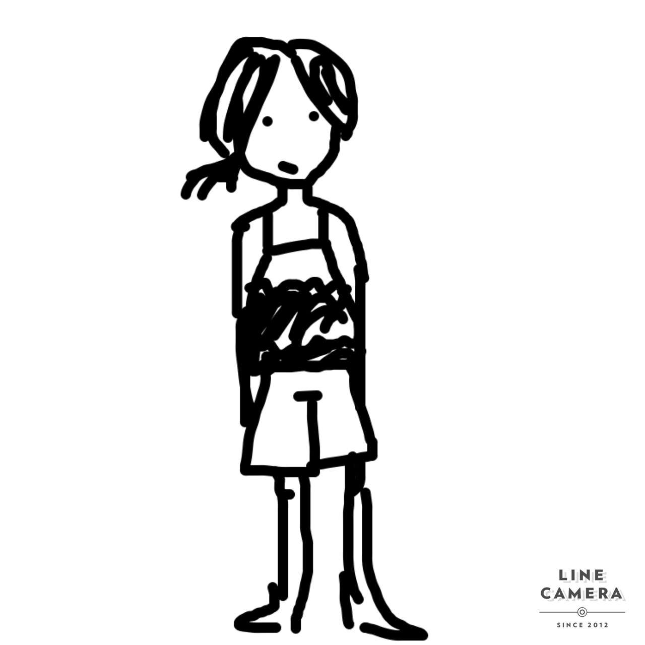【お絵かき】いまの格好を描いてみるトピ!