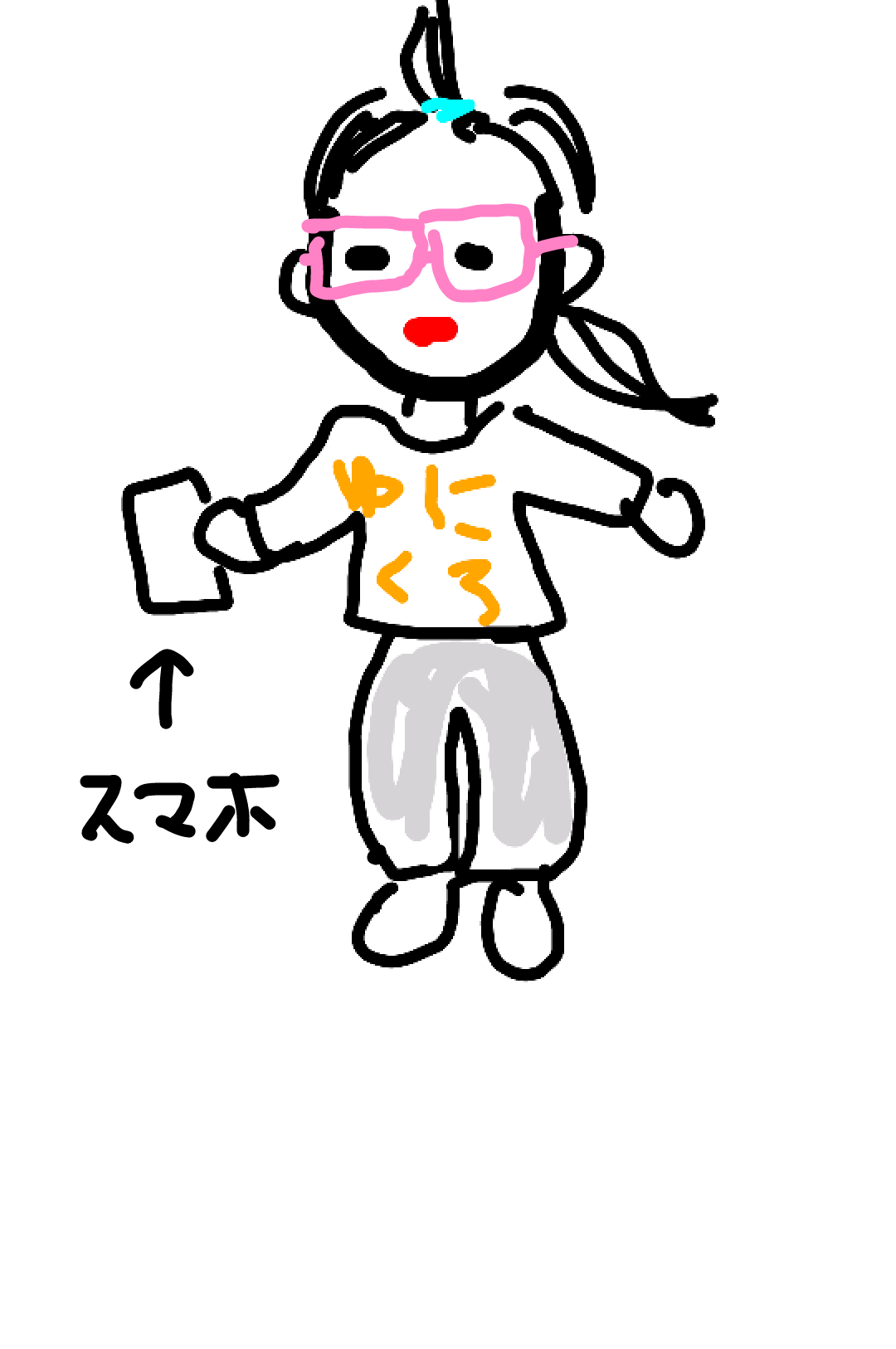 【お絵かき】いまの格好を描いてみるトピ!