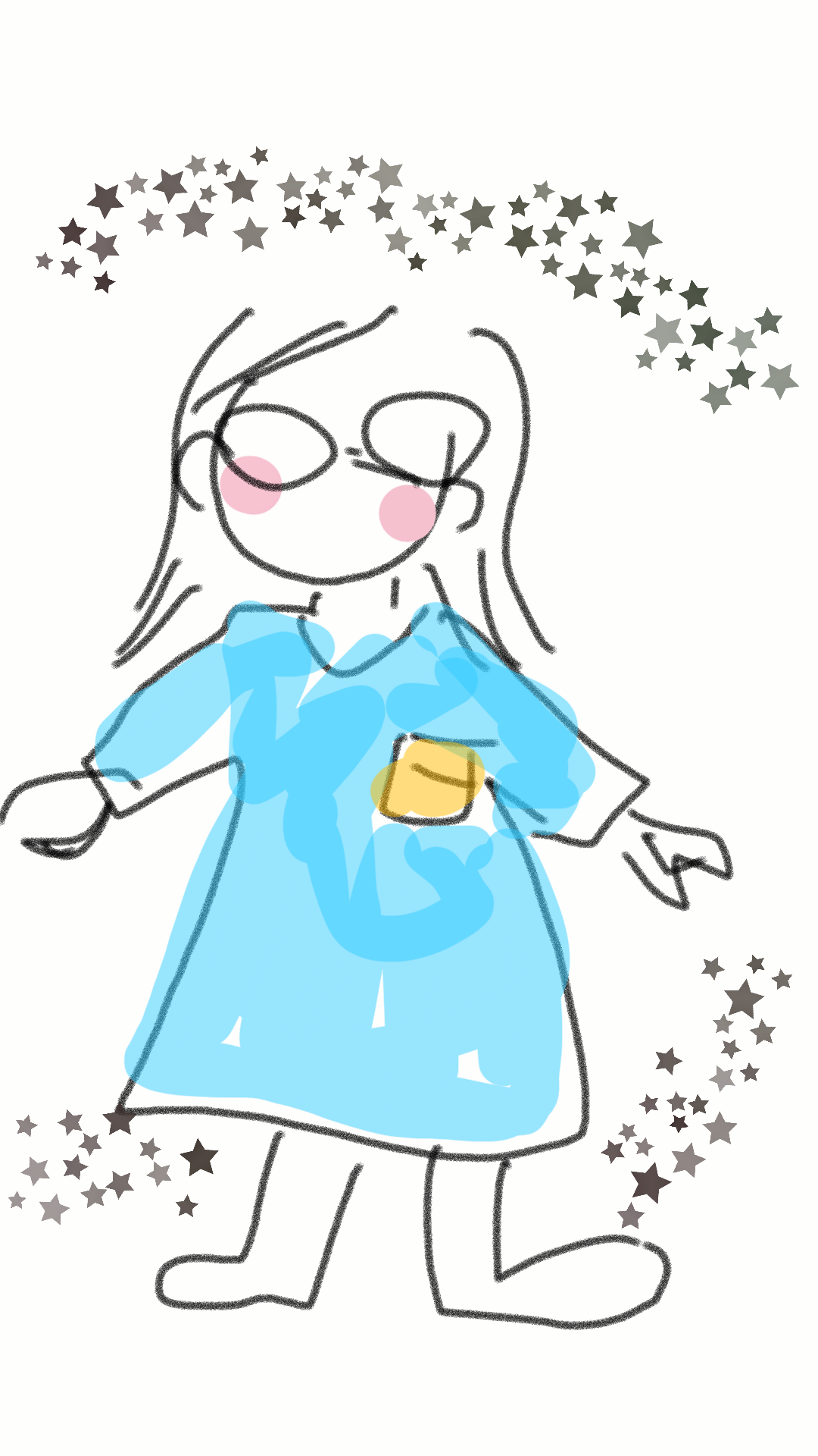 【お絵かき】いまの格好を描いてみるトピ!