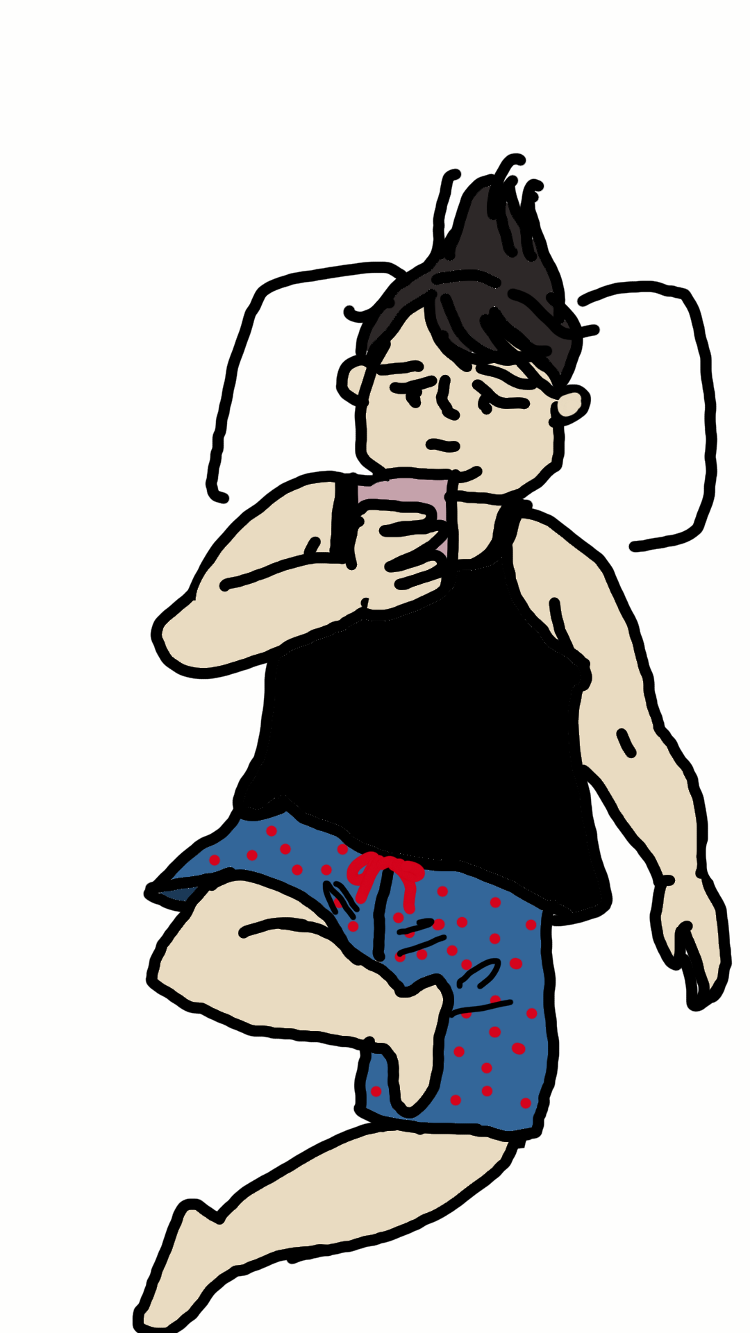 【お絵かき】いまの格好を描いてみるトピ!