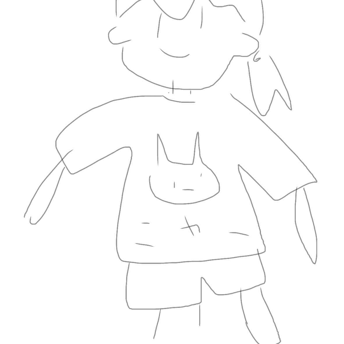 【お絵かき】いまの格好を描いてみるトピ!