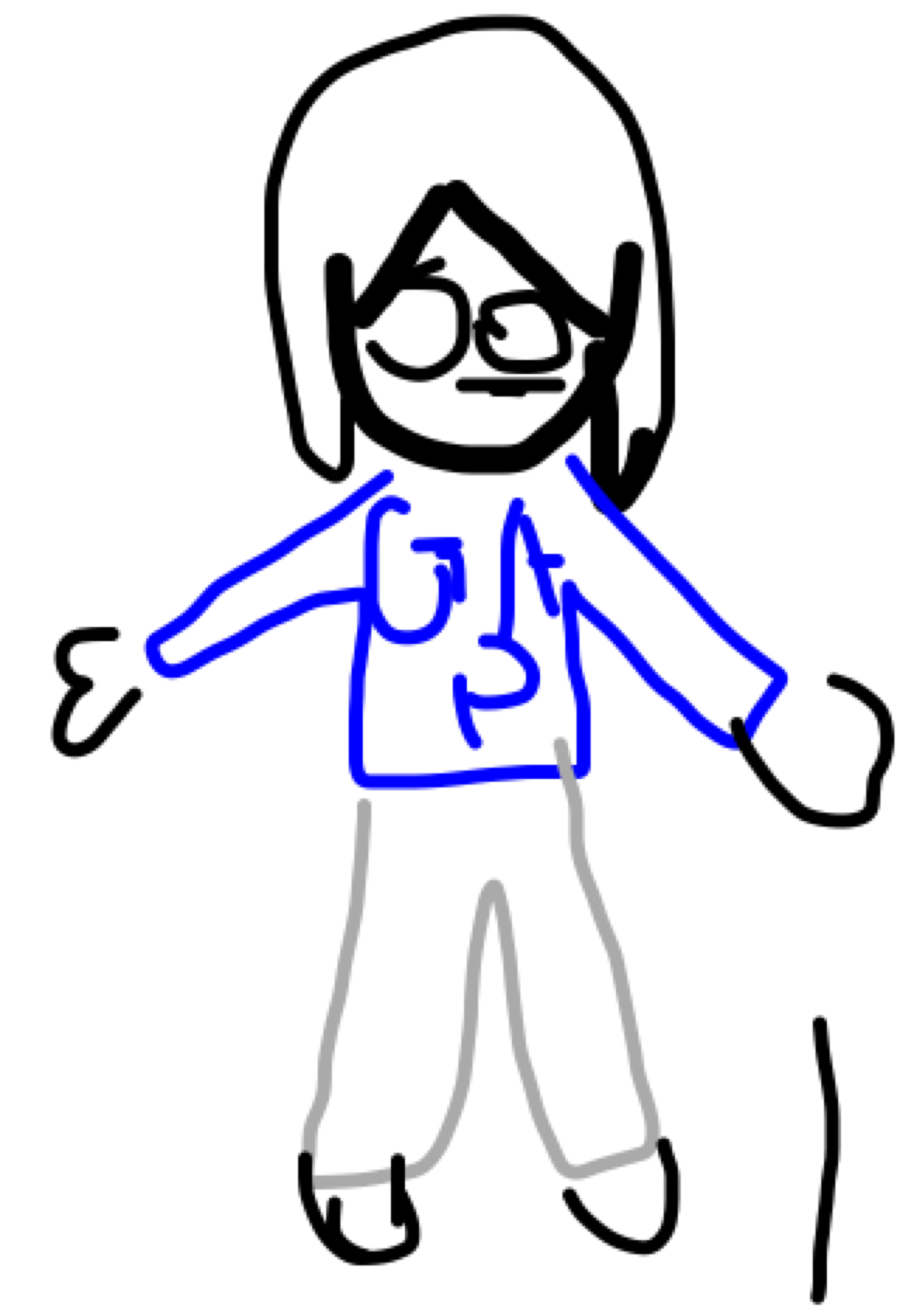 【お絵かき】いまの格好を描いてみるトピ!