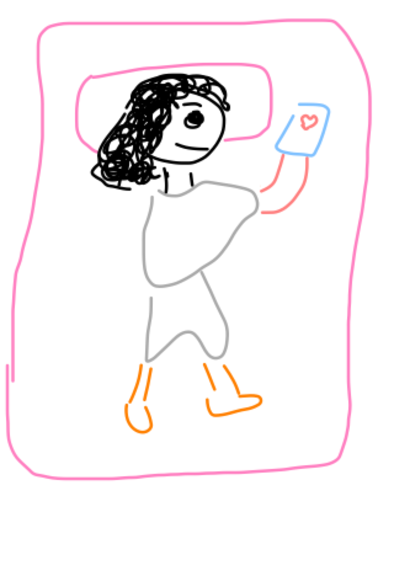 【お絵かき】いまの格好を描いてみるトピ!