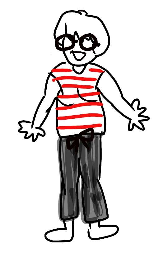 【お絵かき】いまの格好を描いてみるトピ!