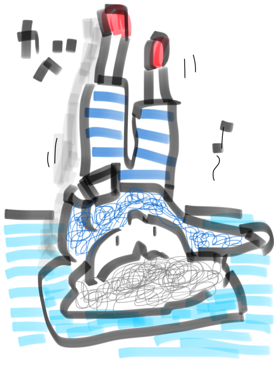 【お絵かき】いまの格好を描いてみるトピ!