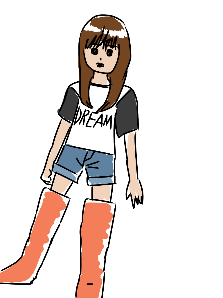 【お絵かき】いまの格好を描いてみるトピ!