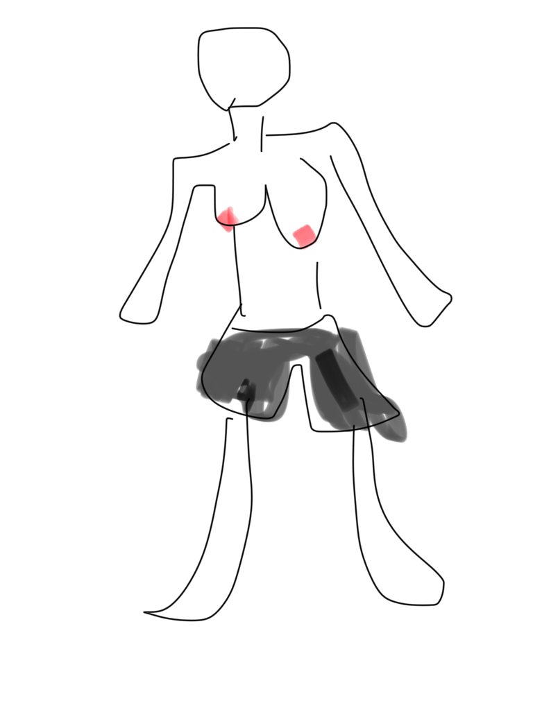 【お絵かき】いまの格好を描いてみるトピ!