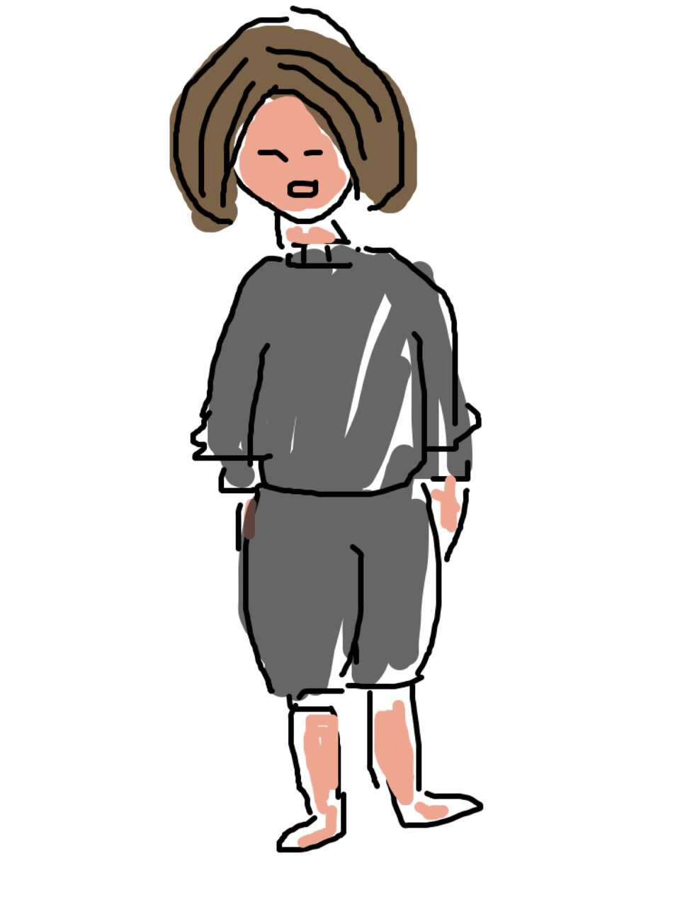 【お絵かき】いまの格好を描いてみるトピ!