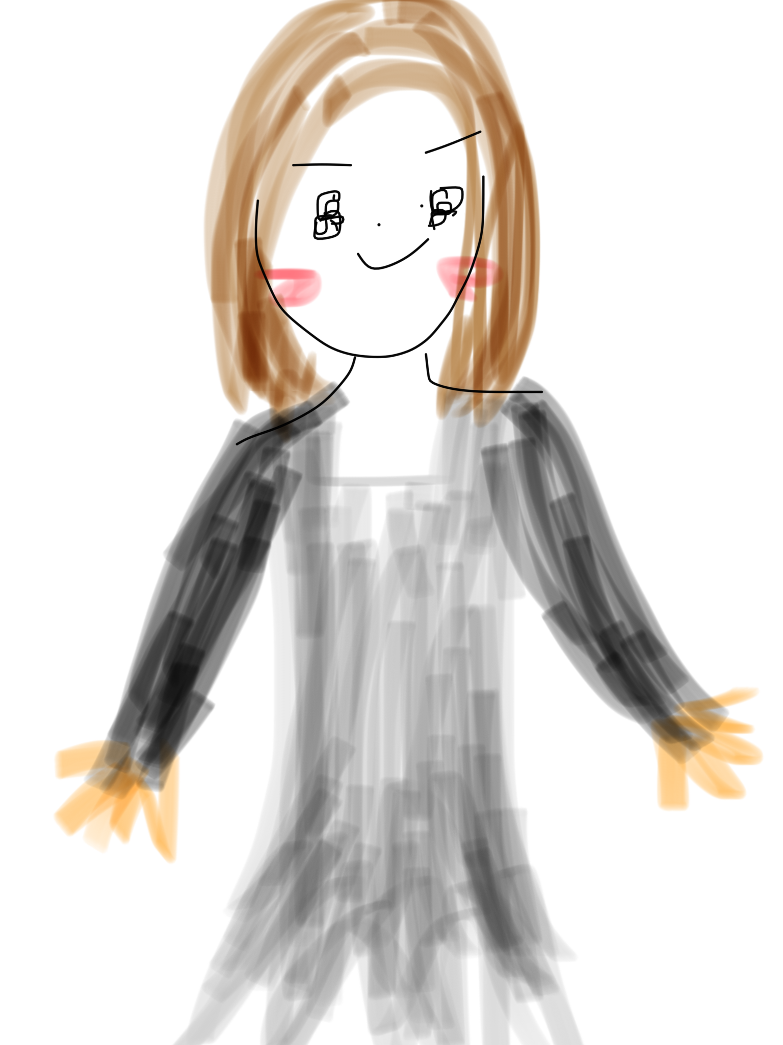【お絵かき】いまの格好を描いてみるトピ!